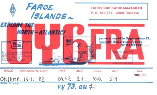 Země DXCC: Faroe Is.