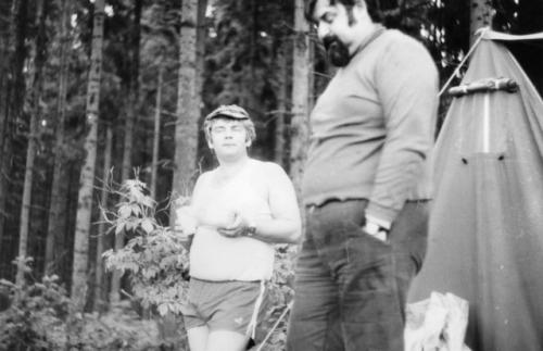 Při ranním rozjímání Jirka Podlipný OK1MZO a Honza Cuc OK1JJC