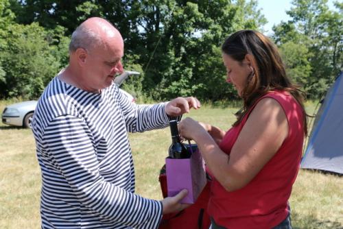 Štěpánka Knapová slavila jubileum, gratuloval Vláďa Ferles OK1FUJ