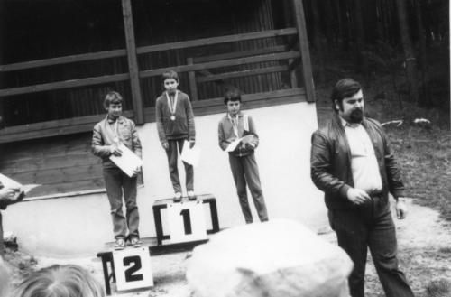 Vyhlášení výsledků. Kráčející Honza Cuc OK1JJC