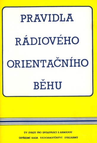 Oficiální pravidla soutěží v Rádiovém orientačním běhu
