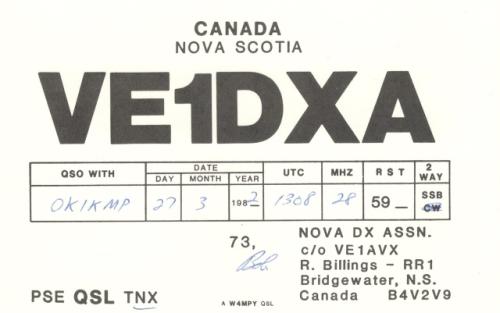 Země DXCC: Canada