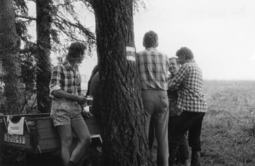 Při hovoru Martin Kobrle, Ota Knap st., Míla Jůza OK1DMJ a Pepa Šnábl OK1MKD