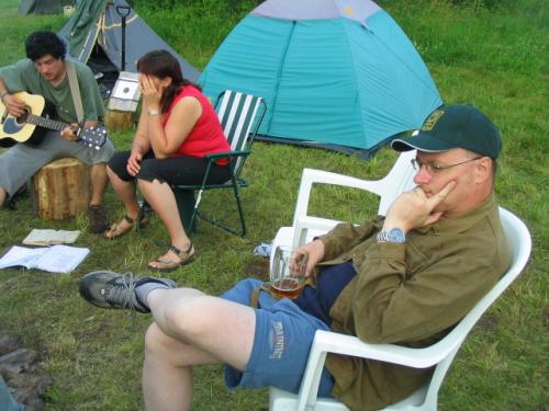 S kytarou Kuba Knap, Štěpánka Knapová a Vláďa Ferles