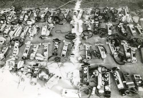 Odevzdání přijímačů před závodem