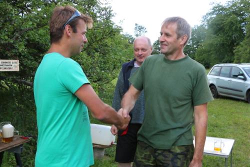 Marek Jirásko oslavil 40. narozeniny, gratulovali Petr Knap OK1AKI a Vláďa Ferles