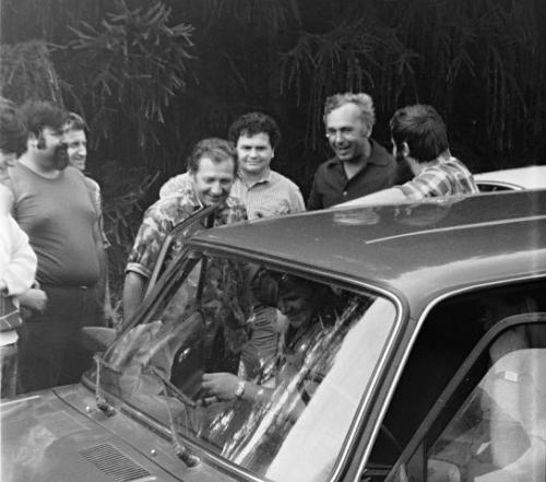 Petr Podobský OL5VSM, Honza Cuc OK1JJC, Ota Knap st., Míla Jůza OK1DMJ, Pavel Helemik OK1ASU, Pepa Nosek OK1AXN a Béda Sigmund OK1FXX