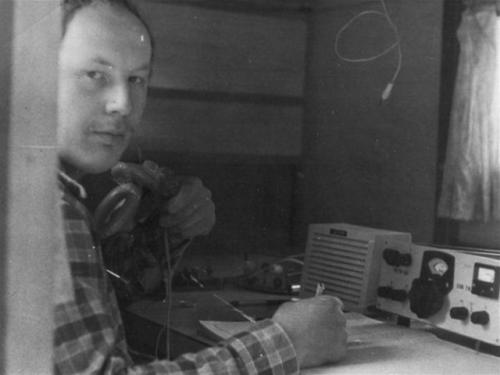 V průběhu závodu Honza Huryta OK1MNV