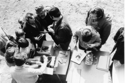 Po závodě. Zprava Ing. Josef Krejčí OK1VKJ (Turnov), Honza Cuc OK1JJC a Jirka Kosnar (Ml. Boleslav)